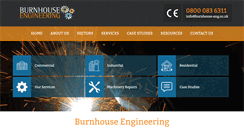 Desktop Screenshot of burnhouse-eng.co.uk
